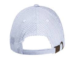Seersucker Dad Hat